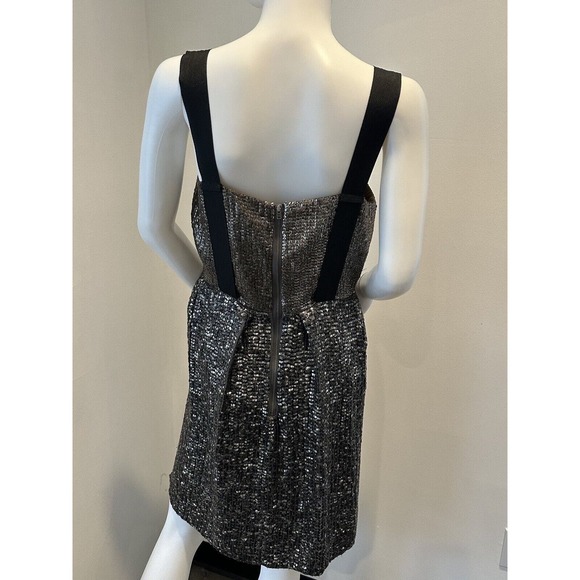 REISS Womens Gold Silver Sequin Dress Size 8 US - Picture 12 of 15